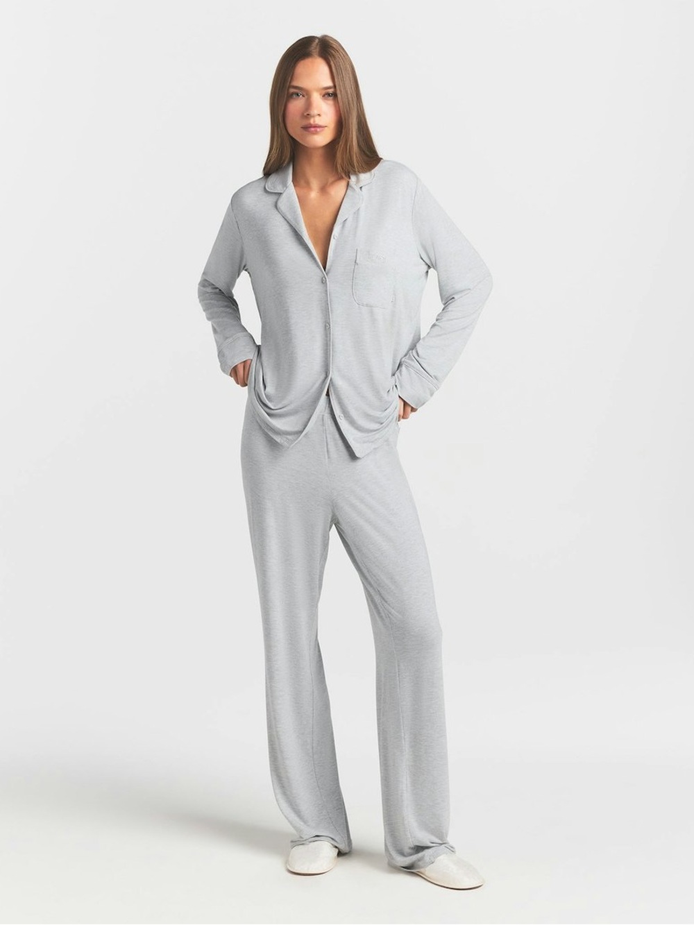 92. Skims • Skims sleep Long Sleeve Button Up Set